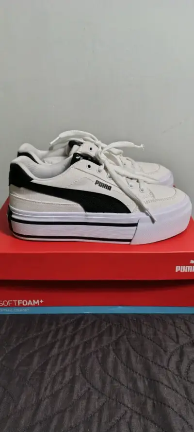 Zapatillas blancas Puma SoftFoam - miniatura 2