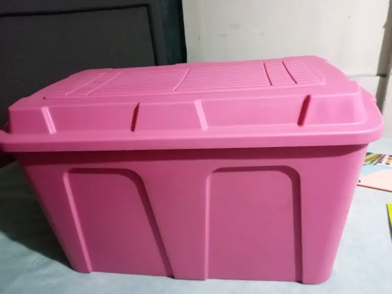Caja organizadora rosa 140lt - 2