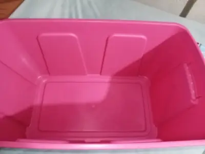 Caja organizadora rosa 140lt - miniatura 4