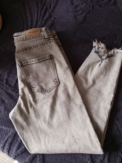 Jeans grises rotos Foster - miniatura 1