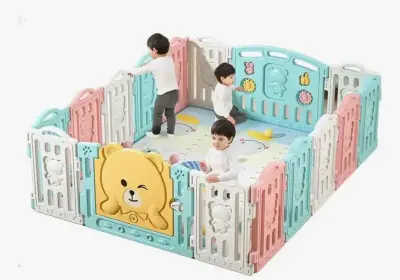 Corralito infantil multicolor - miniatura 1