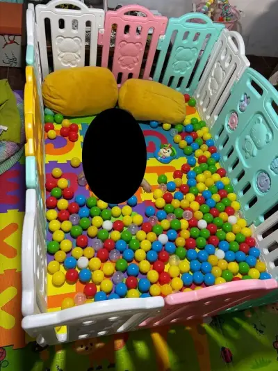 Corralito infantil multicolor - miniatura 4