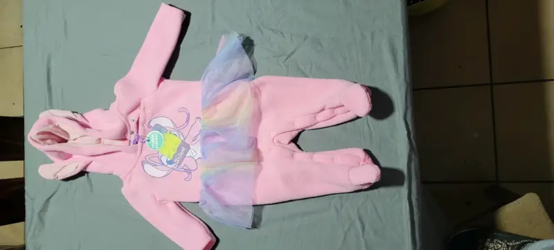 Pijama disfraz rosa bebé - 1