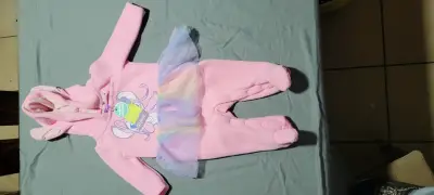 Pijama disfraz rosa bebé - miniatura 1