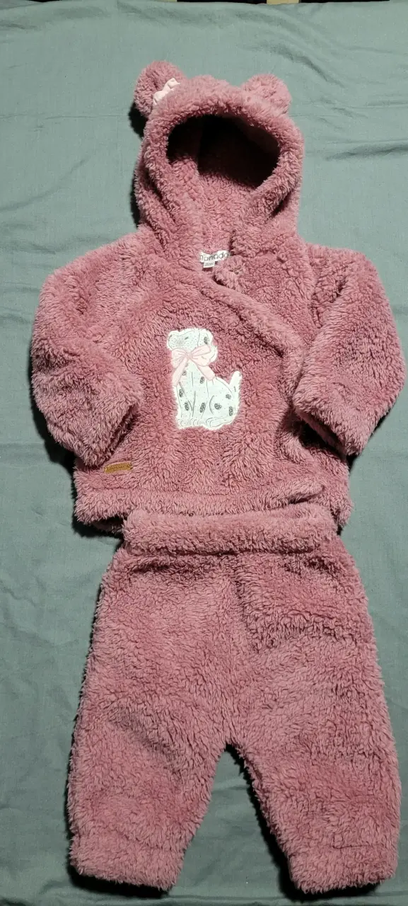 Pijama disfraz rosa bebé - 5