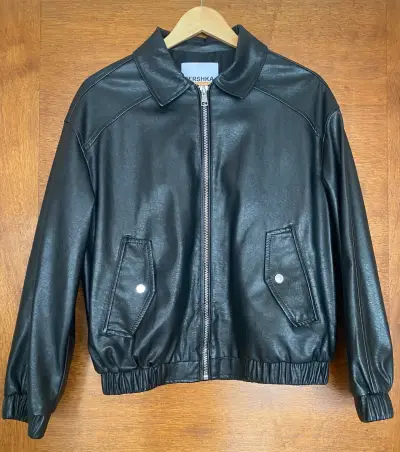 Chaqueta negra estilo biker - miniatura 1