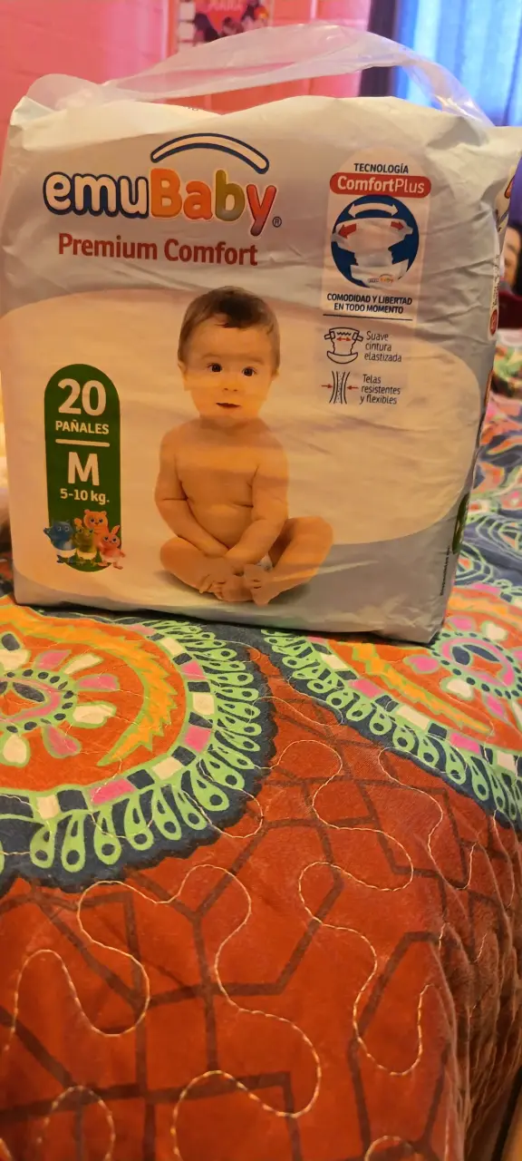 Pañales emuBaby Premium Comfort M