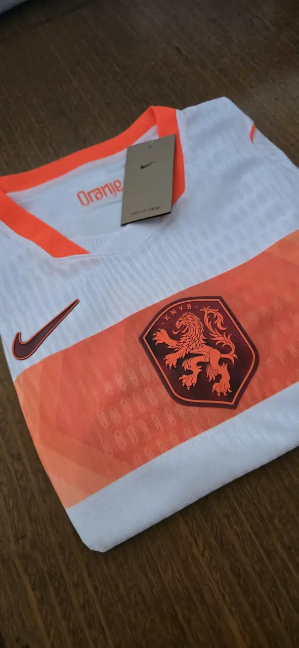 Camiseta blanca Holanda talla M (apretada) - 4