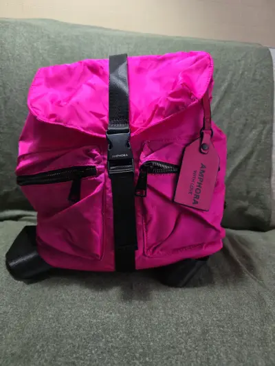 Mochila amarilla y fucsia Amphora - miniatura 2