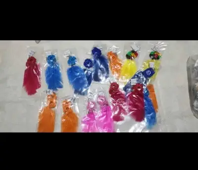 Lote de cuentas acrílicas variadas Aros, Collares - miniatura 3