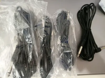 Cable para instrumento musical de audio 6.3mm mono - miniatura 2