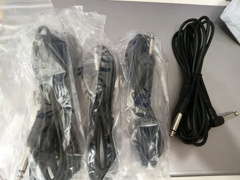 Cable para instrumento musical de audio 6.3mm mono - 3