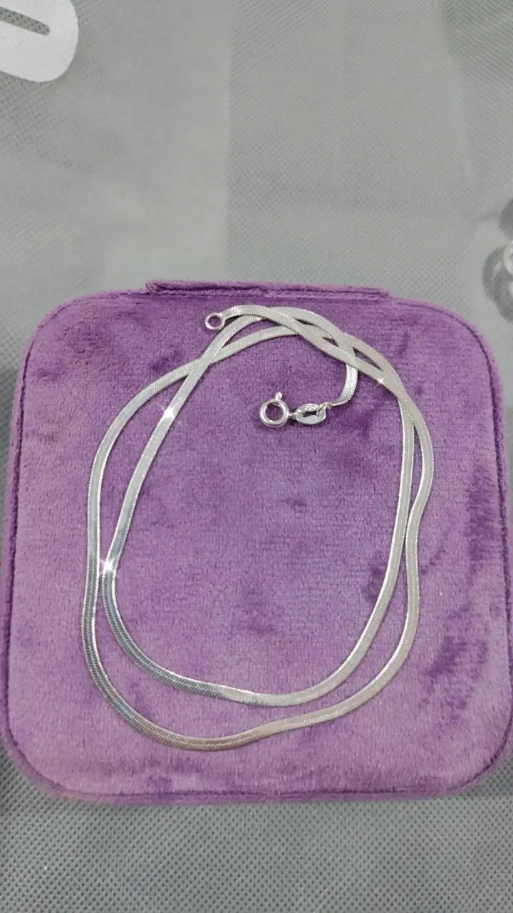 Collar de plata elegante - 1