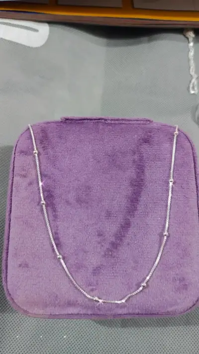 Collar de plata elegante - miniatura 2