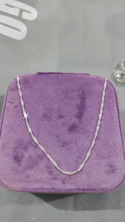 Collar de plata elegante - miniatura 3