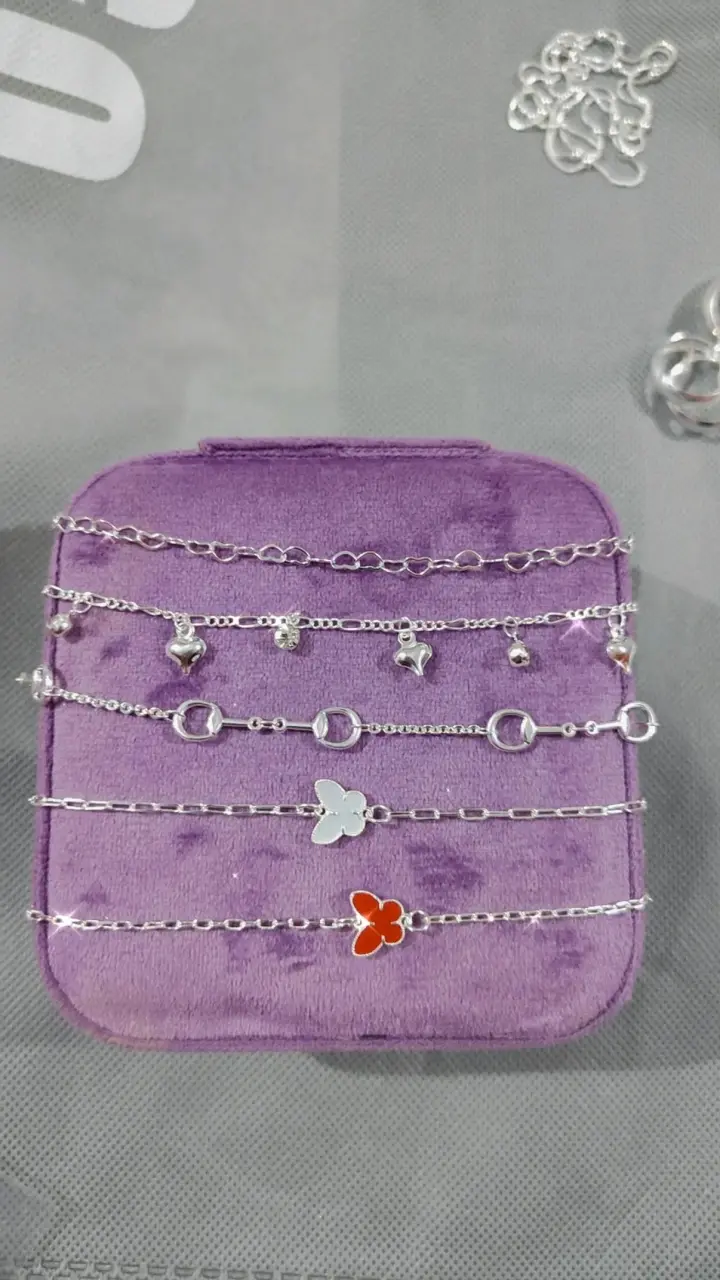Collar de plata elegante - 5