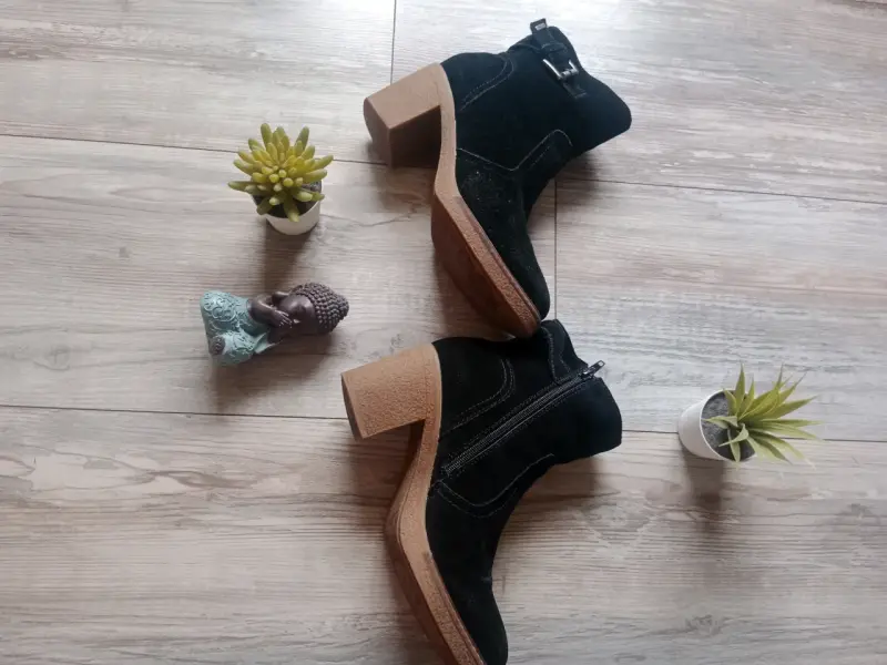 Botines negros de tacón alto - 2