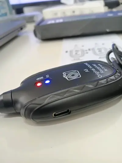 Para los musicos Receptor y transmisor de audio A8 - miniatura 4