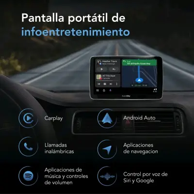 Pantalla portátil infoentretenimiento auto Sky 7" - miniatura 2
