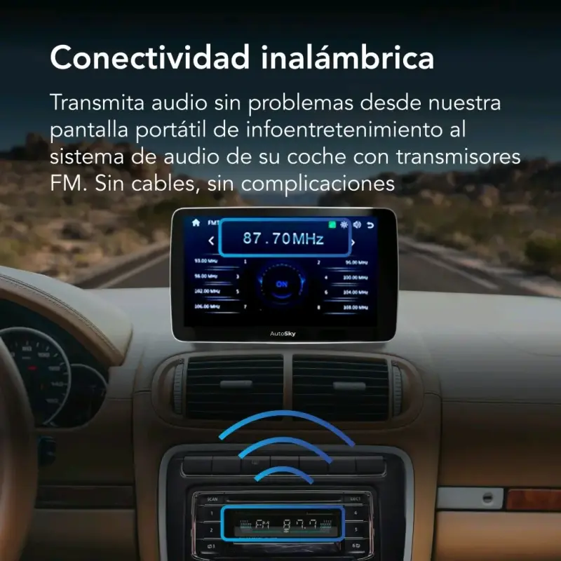 Pantalla portátil infoentretenimiento auto Sky 7" - 3
