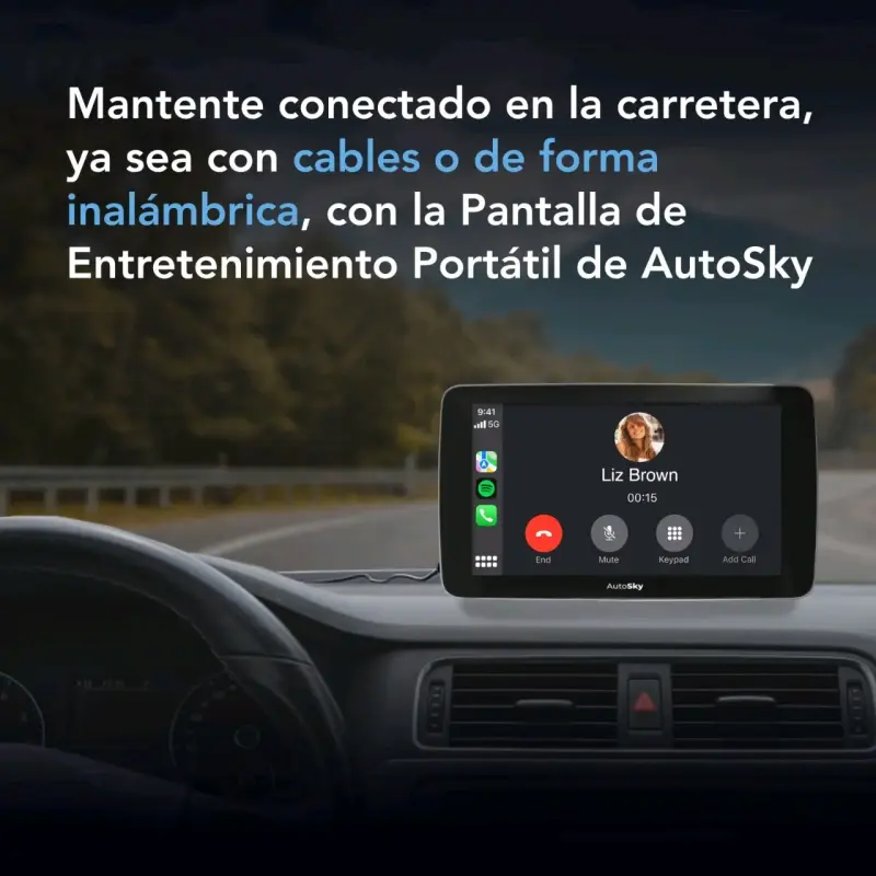 Pantalla portátil infoentretenimiento auto Sky 7" - 4