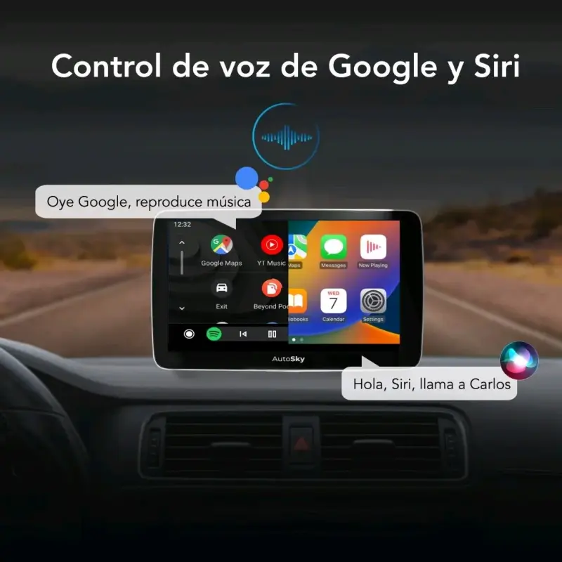 Pantalla portátil infoentretenimiento auto Sky 7" - 6