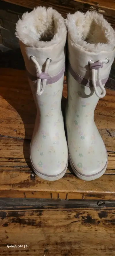 Botas de lluvia con forro polar talla N°29 Colloky - miniatura 1