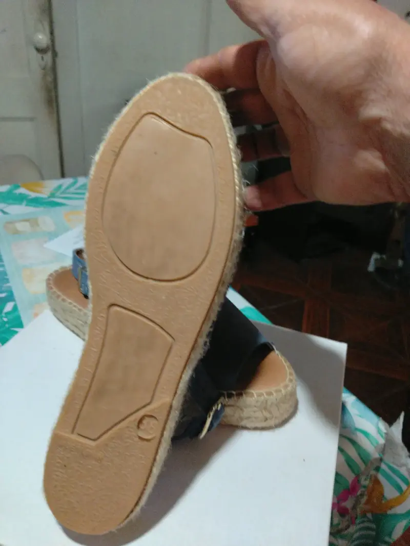 Sandalias de cuero azul - 2