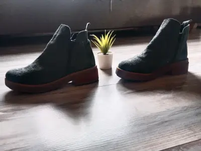 Botines verdes de gamuza - miniatura 3