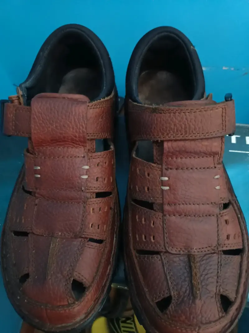 Sandalias de cuero guante - 1