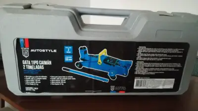 Gato hidráulico azul 2 toneladas - miniatura 2