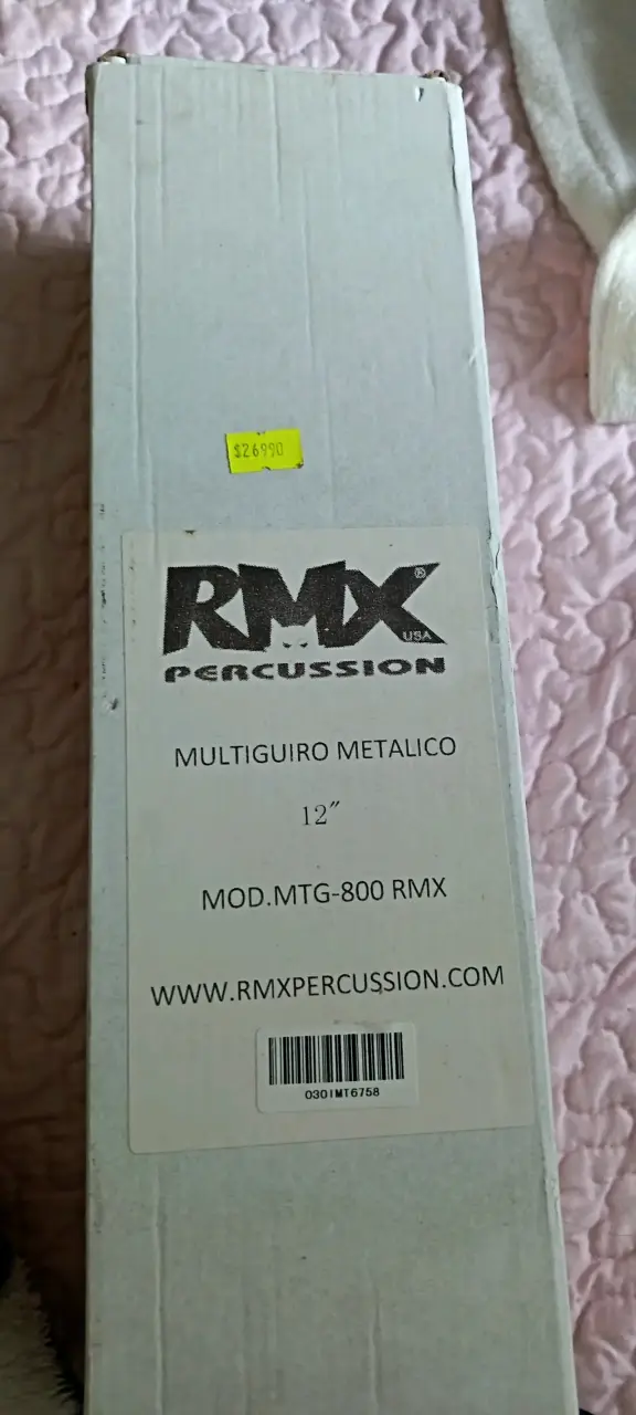 Güiro metálico profesional - 2