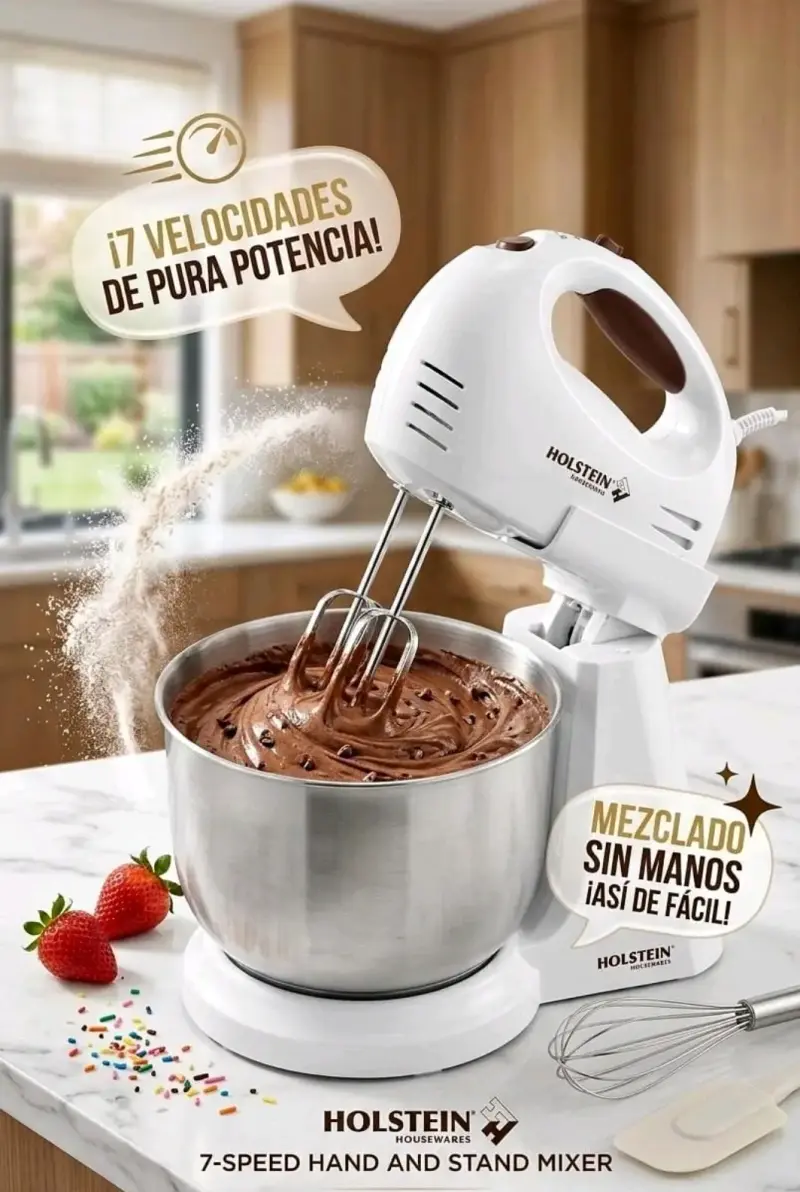 Batidora de mano Holstein 7 velocidades - 5