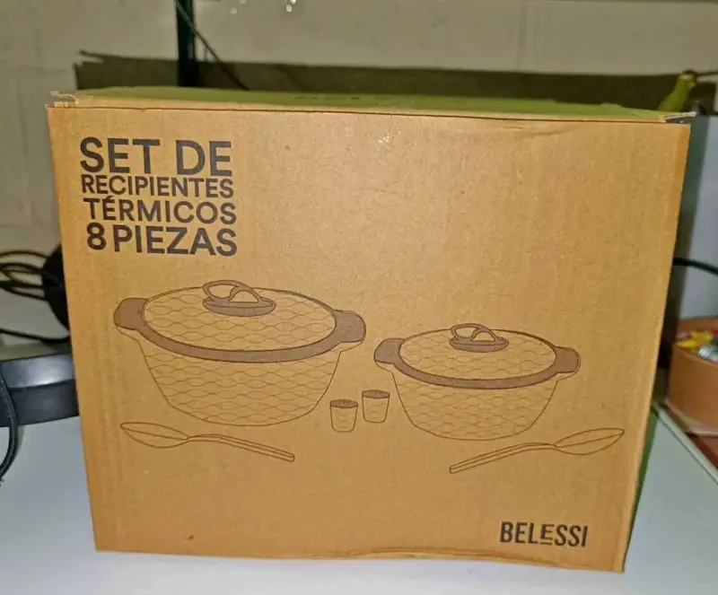 Set de recipientes térmicos 8 piezas - 1
