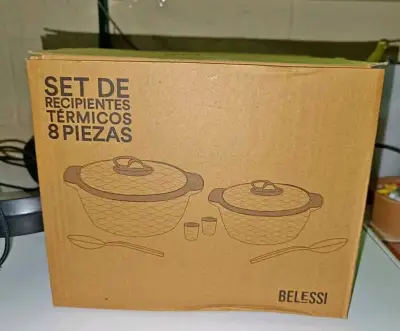 Set de recipientes térmicos 8 piezas - miniatura 1