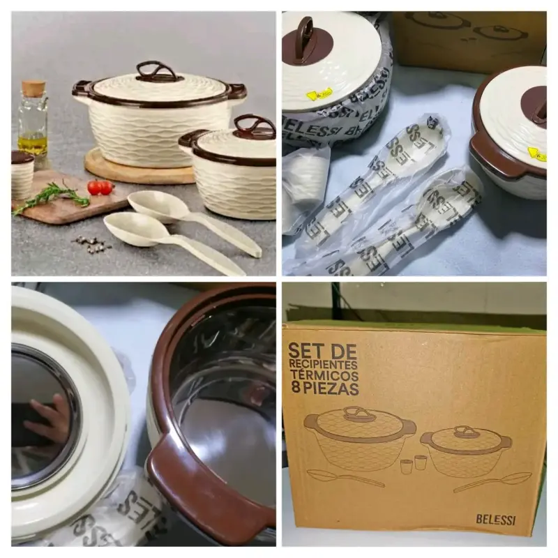 Set de recipientes térmicos 8 piezas - 5