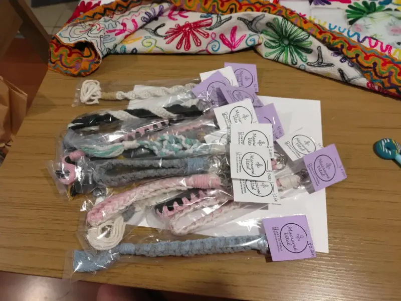 Pack de 2 Colgadores de macramé - 3