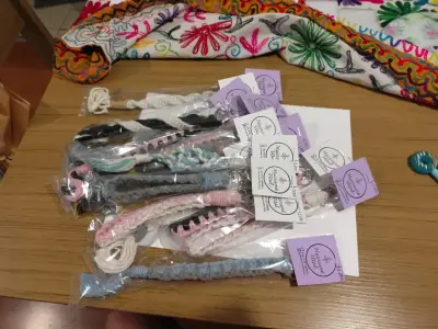 Pack de 2  Colgadores de macramé - miniatura 3