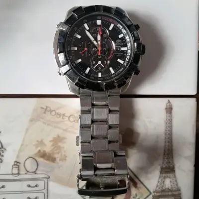 Reloj Orient cronógrafo negro - miniatura 2