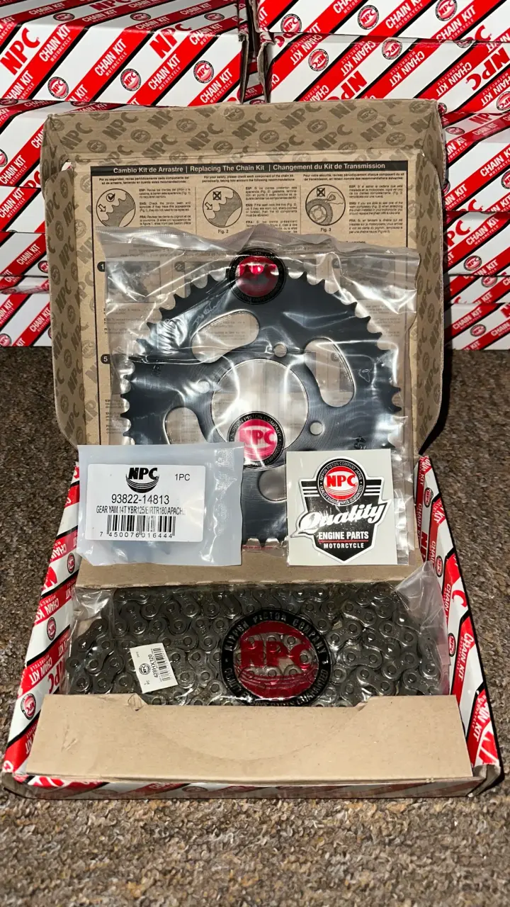 Kit de cadena NPC Yamaha Ybr125