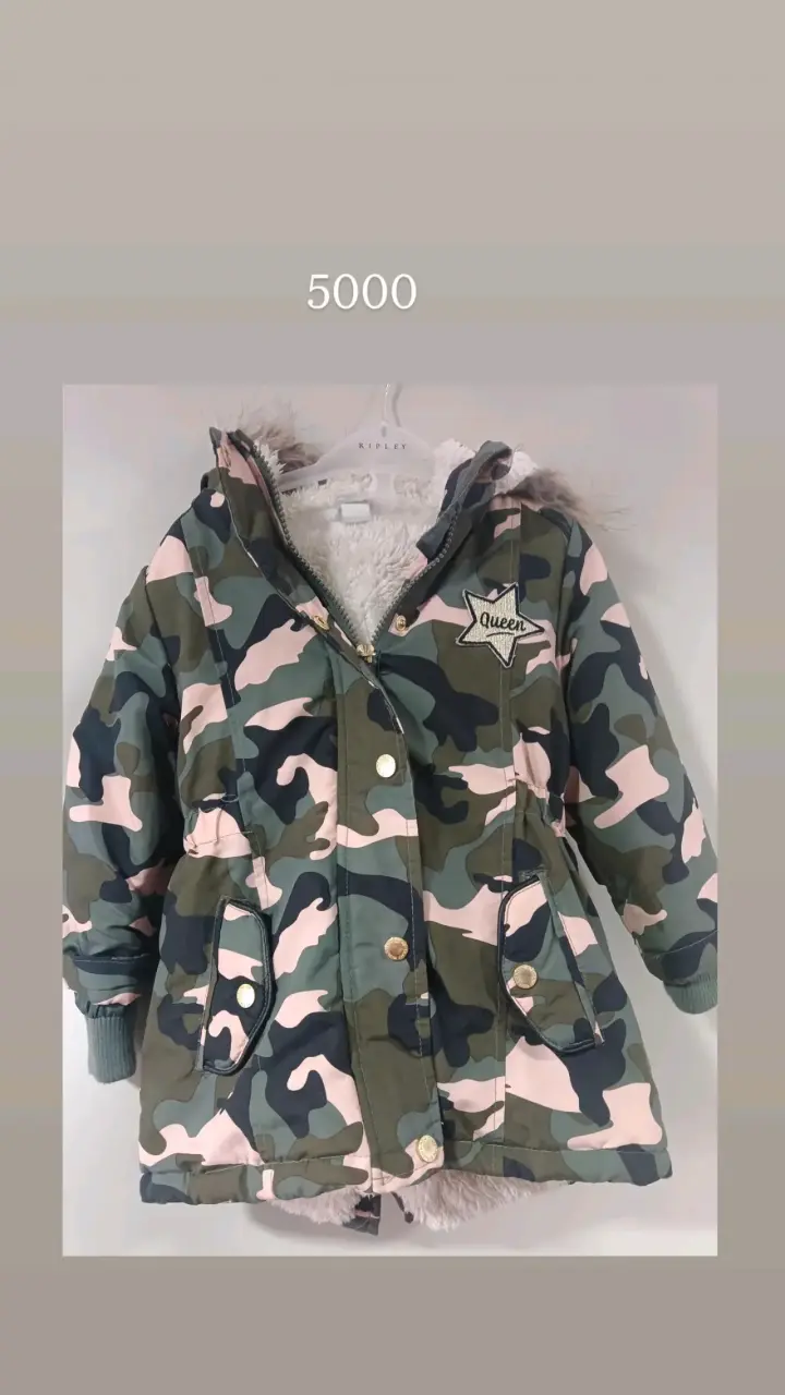 Parka camuflada infantil - 1