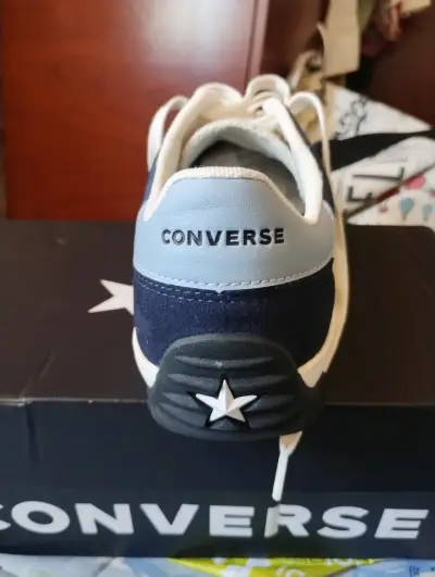 Zapatillas Converse gris y verde - miniatura 4