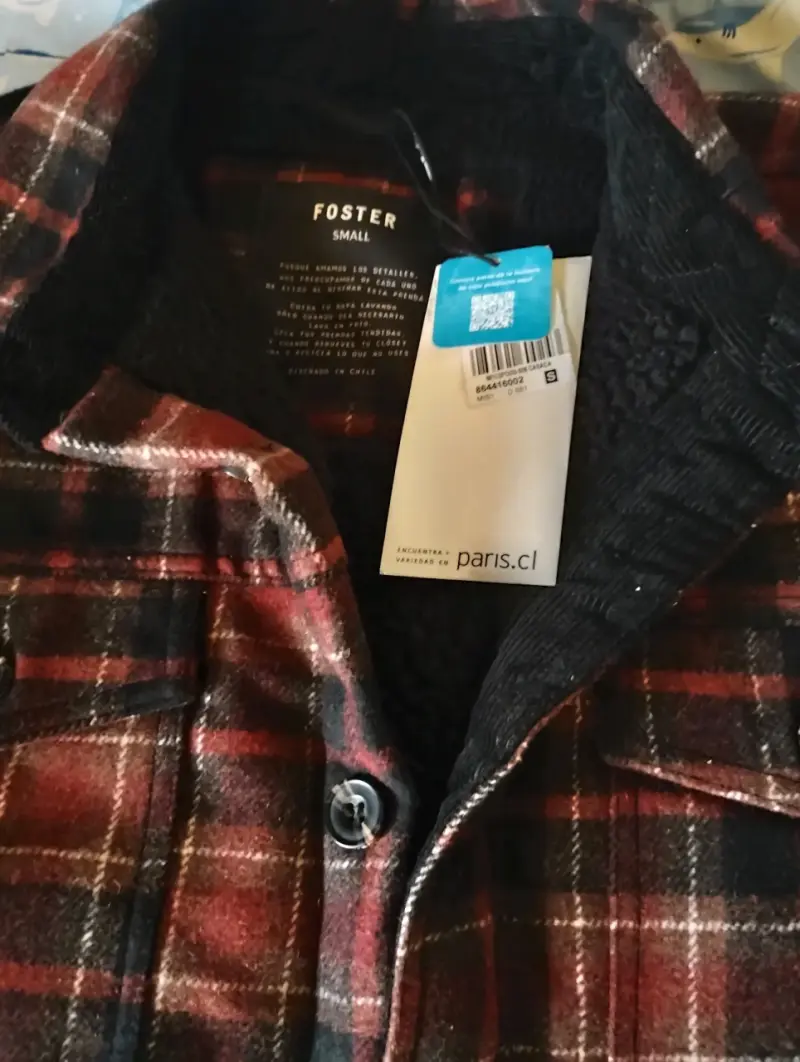 Chaqueta de franela a cuadros marca foster - 2