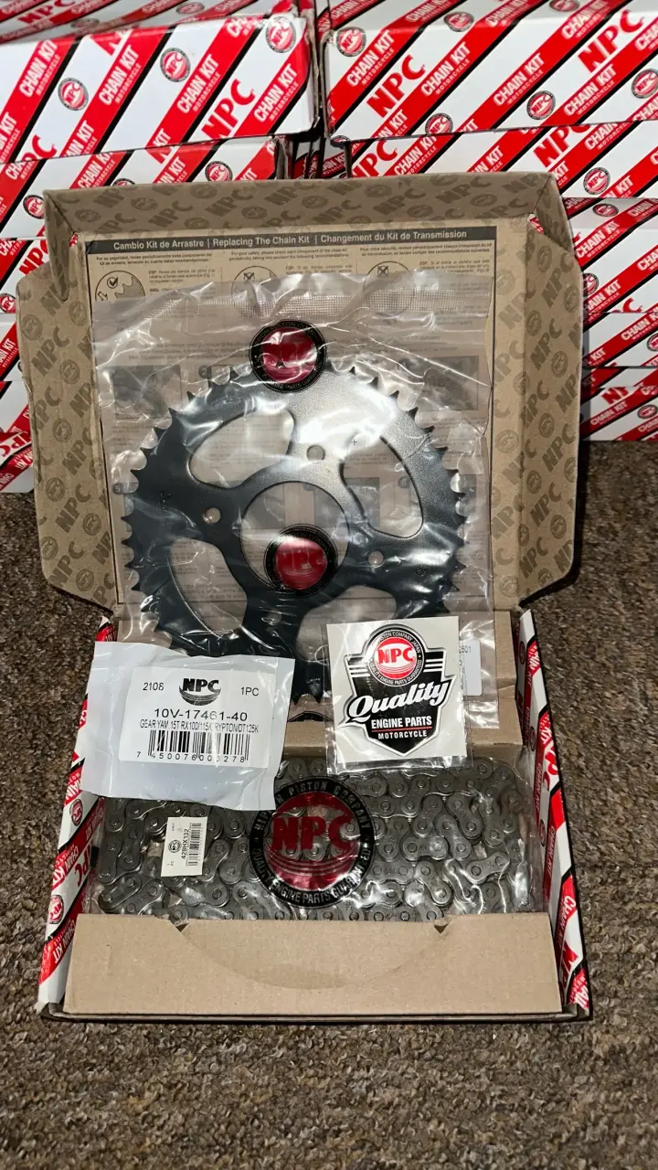 Kit de cadena Suzuki Gixxer 150 FI/Carburada NPC