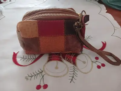 Monedero multicolor cuero - miniatura 3