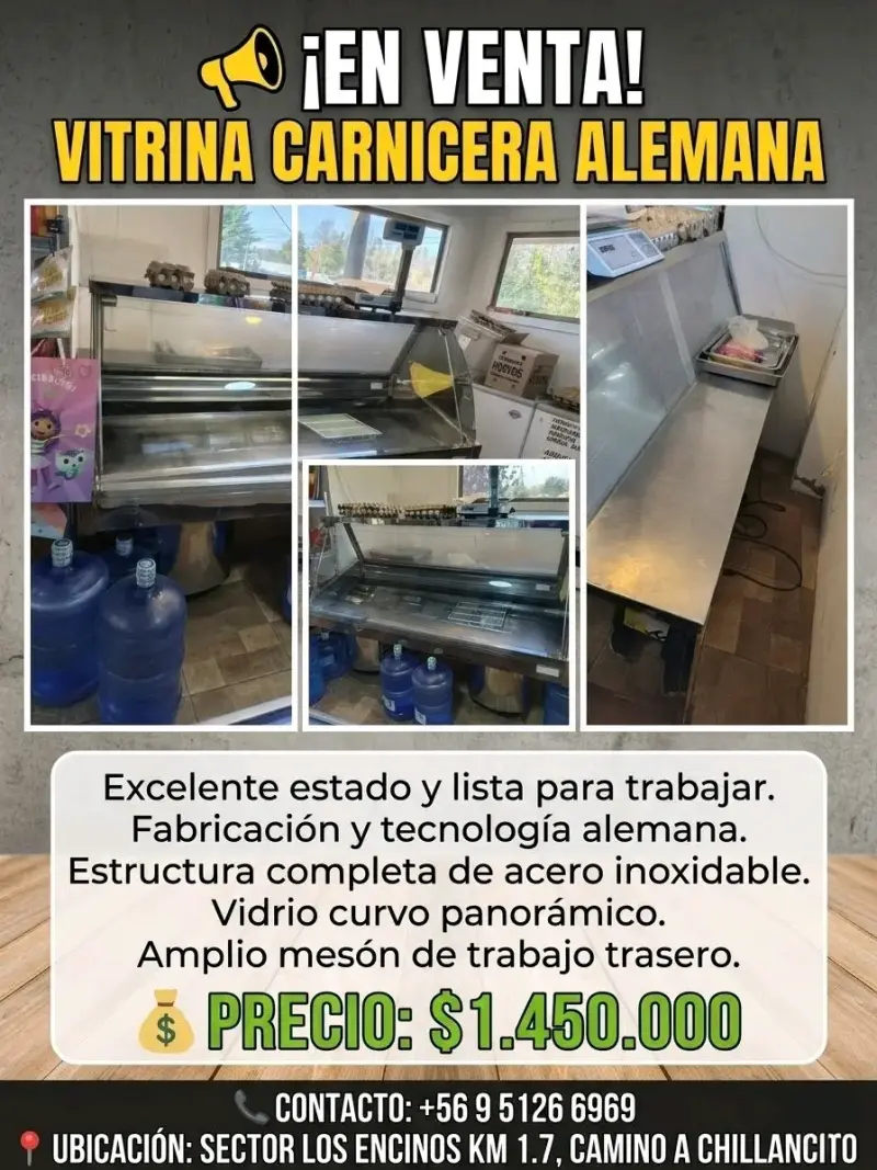 Vitrina carnicera alemana