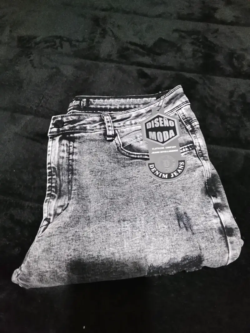 Jeans desgastados gris oscuro - 5