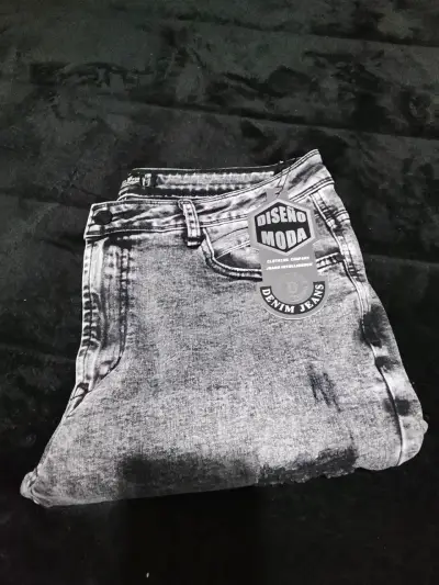 Jeans desgastados gris oscuro - miniatura 5