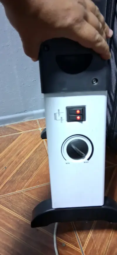 Calefactor eléctrico blanco - miniatura 4