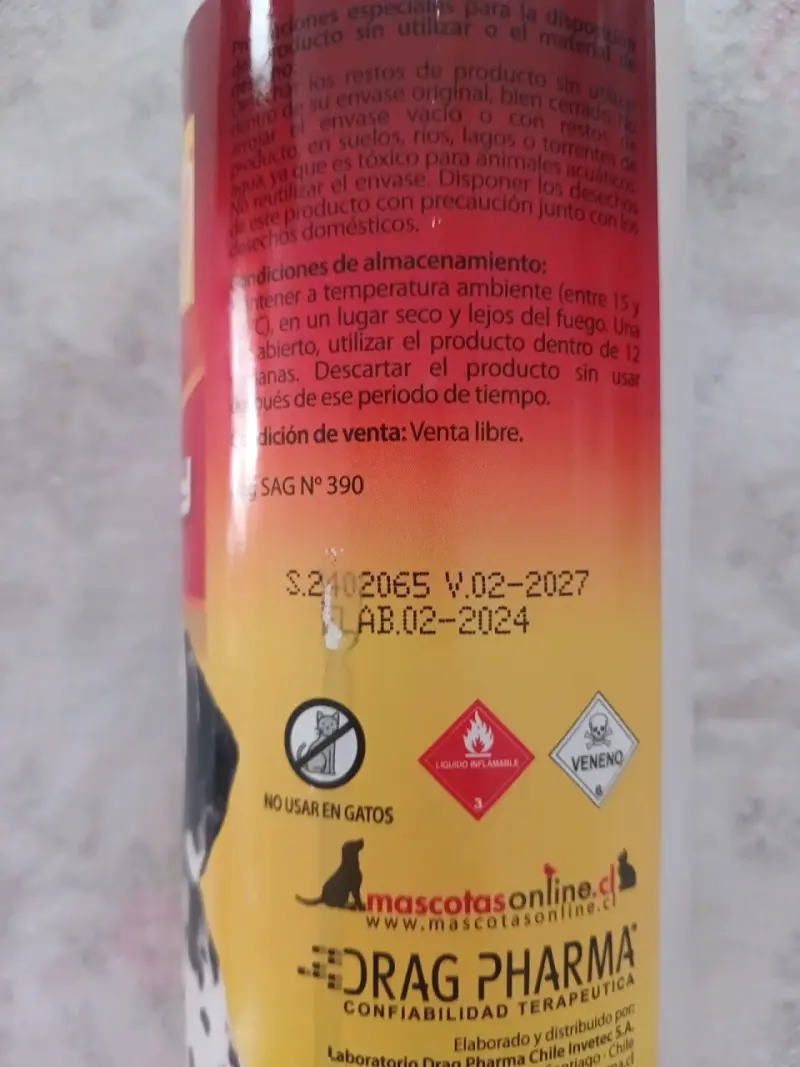 Spray antipulgas para perros Sinpul - 2